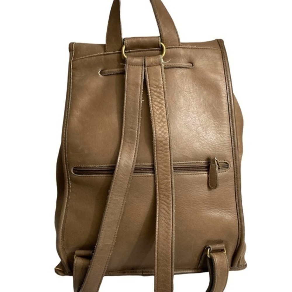 Coach RARE unisex classic backpack 9943 in brown leather putty taupe ? 1995 - Picture 2 of 16